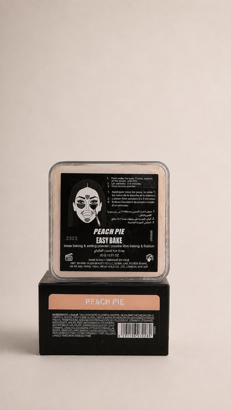 Huda Beauty Easy Bake – Teinte Peach Pie